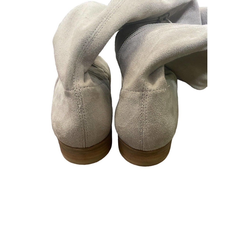 Gianni Bini Womens Fremaux Over the Knee‎ Boots Taupe Tan Microsuede OTK size 6M - Picture 7 of 7